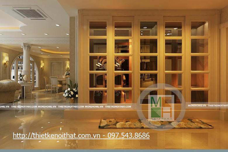 Thiết kế nội thất chung cư tân cổ điển RiverSide Sài Gòn - Nhà Anh Lưu